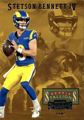 2023 Panini Contenders #4 Stetson Bennett IV Rookie Stallions - Image 1 of 2