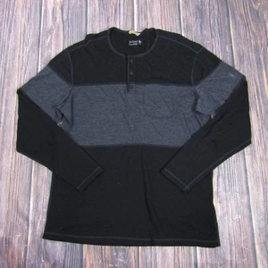 Smartwool Henley Pullover Shirt Mens Large Merino Wool Long Sleeve F17 - Picture 1 of 7