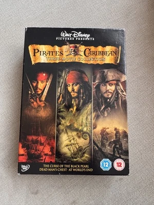 Pirates Of The Caribbean Trilogy DVD Action & Adventure (2007) Johnny Depp - Image 1 of 4