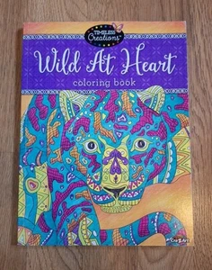 Cra-Z-art Timeless Creations Wild at Heart Animals 64 pages Coloring Book - Picture 1 of 9