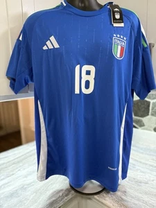 Barella Italy Team Jersey Home Football Soccer Shirt Adidas Maglia Size 2XL  NWT - Picture 1 of 7
