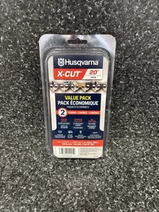 Neu im Paket Husqvarna X-Cut 20” -3/16” -0,50 Messkette Doppelpack SP33G - Bild 1 von 5