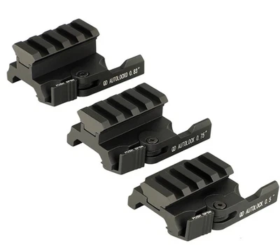 Optics QD Riser Mount Red Dot Sight for 20mm Picatinny Rail Base Scope Mounts - Image 1 of 4