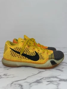Nike Kobe 10 Elite Low Rivalry Chesters Yellow Orange Shoes Size 8.5 - Picture 1 of 15