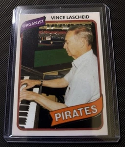 VINCE LASCHEID PITTSBURGH PIRATES ACEO ART CARD MY ORIGINAL DESIGN VINTAGE - Picture 1 of 1