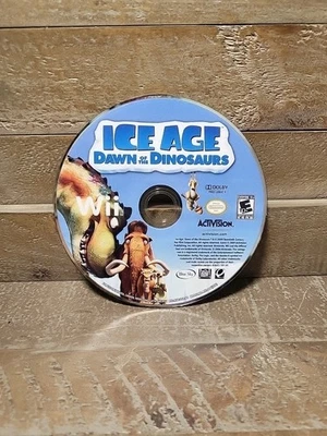 Игра Ice Age: Dawn of the Dinosaurs (Nintendo Wii, 2009 года) только без чехла без руководства - Изображение 1 из 4
