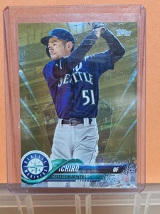Ichiro Suzuki Gold Background 2018 Topps US100 /2018 - Picture 1 of 3