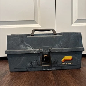 Vintage Plano Tackle Box Model 6303 3 Tier Fold Out Tray Fishing USA - Picture 1 of 12