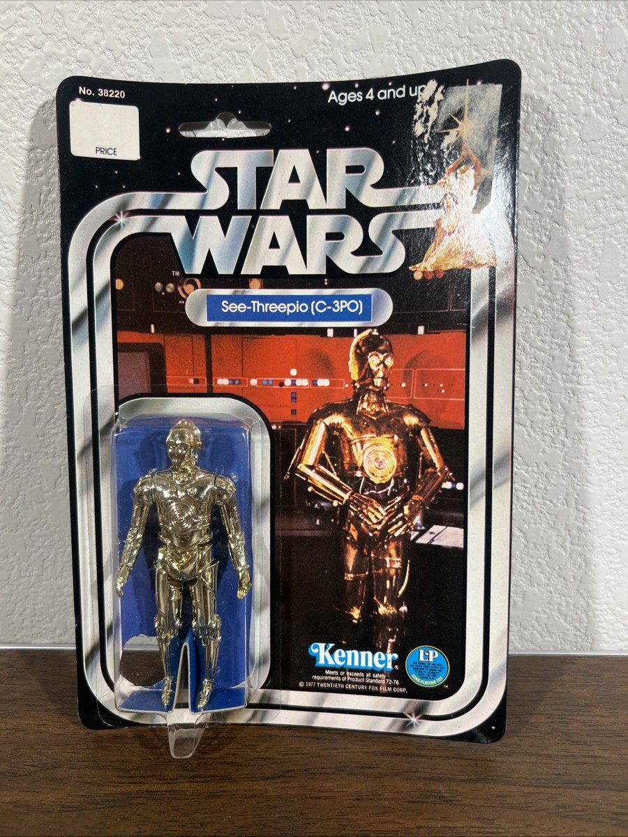 1997年ケナ―プロダクトSee―Threepioフィギュア。 Kenner Star