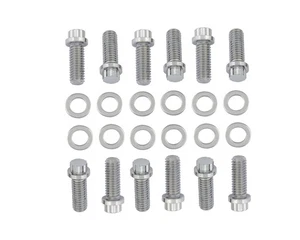 5003 Mr. Gasket Intake Manifold Bolt Set - Chrome - 12-Point - Picture 1 of 1
