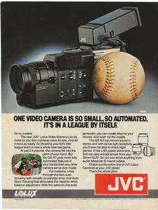 Vintage Print Ad JVC Lolux Video Camera - In A League By Itself  - Feb 1985 - Picture 1 of 5