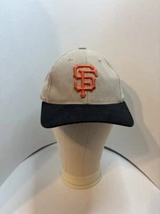 De colección Gigantes de San Francisco Bronceado Logo Atlético Gancho Lazo Gorra de Béisbol Genuina - Imagen 1 de 8