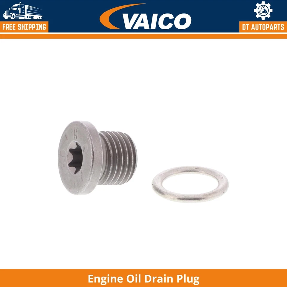 Para Audi A3 Quattro 2009-2013 2,0 L L4 Gas AWD Motor Tapón de drenaje de aceite Vaico 2010 Foto 1 de 1