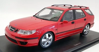 DNA Collectibles 1/18 Scale DNA000073 - '05 Saab 9-5 Sportcombi Aero - Lazer Red - Image 1 of 4