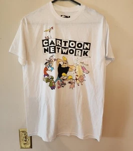 Camiseta blanca mediana para hombre Cartoon Network Character Squad Cast - Imagen 1 de 3