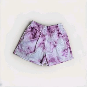 Pantalones Cortos Inaka Power Para Hombre M Rosa/Púrpura Blanco Tie Dye Malla Bolsillos con Cordón - Imagen 1 de 12