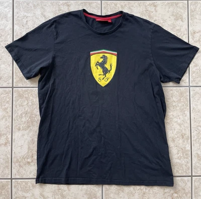 Ferrari Scuderia гонки мужской графический черный 2XL коротким рукавом футболка F1 автомобиля авто - Изображение 1 из 4