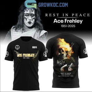 Camiseta unisex Ace Frehleey guitarrista fundador para banda Rip 2025 para fan - Imagen 1 de 5
