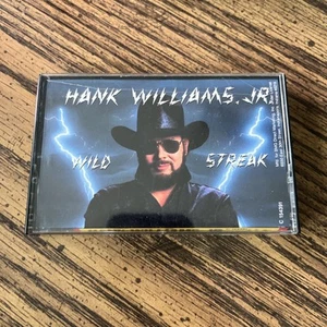 Hank Williams Jr Country Music Wild Streak Cassette Tape - Picture 1 of 4
