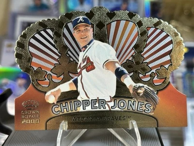 2000 Pacific Crown Royale Chipper Jones Atlanta Braves 14 - Image 1 of 4