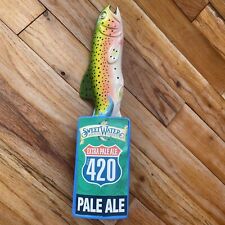 SWEETWATER Extra Pale Ale 420 Fish Beer Tap Handle Rainbow Trout 11”