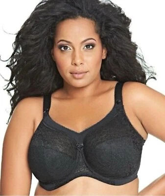 Goddess Adelaide Full Cup UW Bra 6661  Black US Size 36H /UK 36 FF NWT $54 - Image 1 of 2