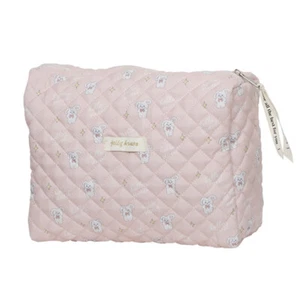 Women Cosmetic Bag Zip Quilted Makeup Clutch Handbags Travel Organizer (Pink) AU - Bild 1 von 9