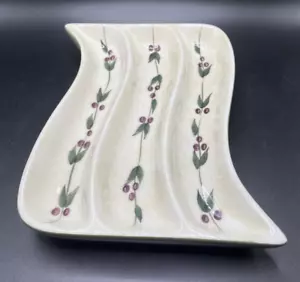 Oneida Oliveto grüner Rand Design lila Oliven beige 3-teilig Olive Schale Tablett - Bild 1 von 7
