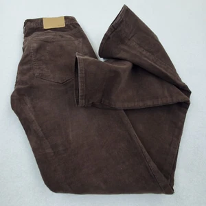 Madewell Jeans Damen Gr. 24 braun Cord Rail Straight Low Rise Zip Fly NEU - Bild 1 von 12