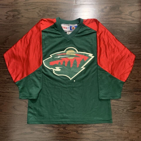 Minnesota Wild NHL Hockey CCM Authentic Jersey Youth Sz Large Marian Gaborik #10 Cover