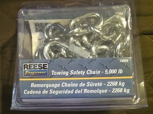 Cadena de seguridad de remolque REESE TOW POWER 5000 lb capacidad 74059 - Imagen 1 de 3