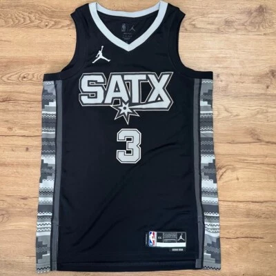 NWT Nike Keldon Johnson San Antonio Spurs SATX Statement Edition Jersey Medium - Image 1 of 4
