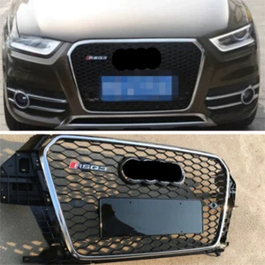 Parachoques delantero rejilla malla para Audi Q3 RSQ3 2013 2014 2015 - Imagen 1 de 5