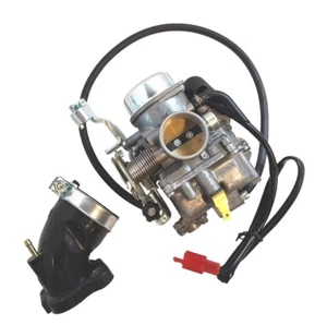TUNED CARBURETOR W/ MANIFOLD ASW MANCO TALON LINHAI BIGHORN 260CC 300CC ATV UTV - Picture 1 of 11