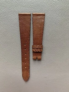 Brown Genuine Lizard skin leather watch strap band 10..17 18 19 20 21 22 23 26mm - Picture 1 of 17