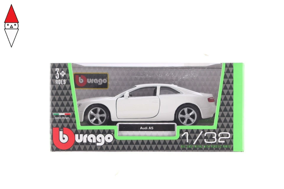 MODELLINO BBURAGO AUDI A5 1/32 BIANCA - Immagine 1 di 3