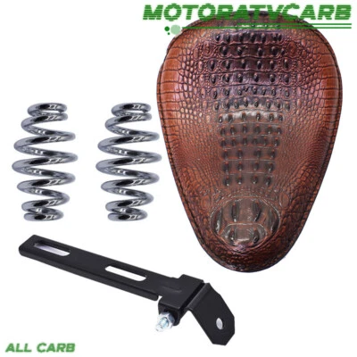 Base de asiento individual con resorte para motocicleta Honda Shadow Spirit ACE VT 750 1100 Bobber Foto 1 de 4