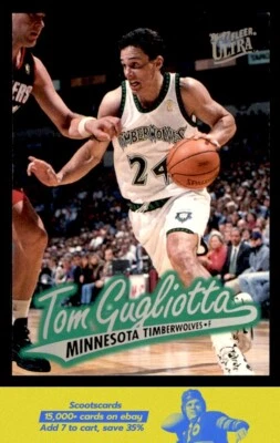1996-97 Ultra Tom Gugliotta card #213 Minnesota Timberwolves - Image 1 of 2