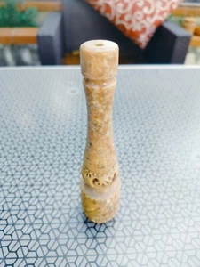 Pipa In Marmo Pietra Intagliata Bellissima 15 Cm - Foto 1 di 9