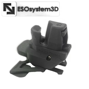 ESOSYSTEM3D SPEED HOLSTER PIUMA QD LEFT MK23 / ESC23 / SSX23 FAST BLACK AIRSOFT - Foto 1 di 2