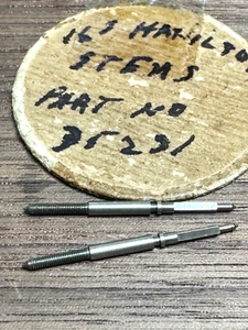 LOT X 2 Hamilton 16 Size NOS 992B Pocket Watch Factory Taschenuhr Schäfte 35231 - Bild 1 von 2