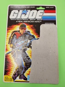 Vintage 1986 Low-Light v1 Card Back Uncut w/Gray File Card G.I. Joe ARAH Hasbro - Picture 1 of 2