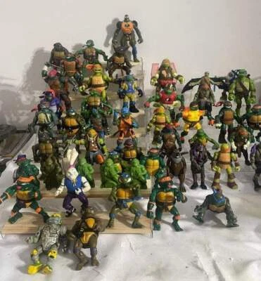 LOTE DE 50 PIEZAS NINJA MUTANTE ADOLESCENTE VINTAGE 1988-1989-1991 A 2015 ¡EN MUY BUEN ESTADO!! Foto 1 de 4