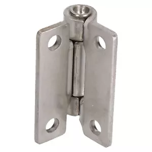 Bisagra prensada de acero inoxidable de alta resistencia 58x59 mm taquilla industrial - Imagen 1 de 4