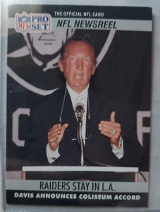 1990 Pro Set - NFL Newsreel #786 Al Davis (RC) Price Reduction - Picture 1 of 2