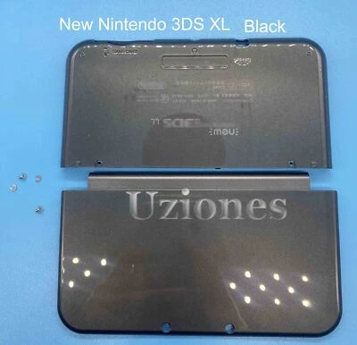 A+E Cover Shell Housing Front Back Case Replace For New Nintendo 3DS XL/LL Black - Image 1 of 3
