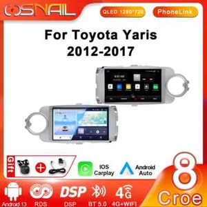 2012-17 Android CarPlay Car Radio For Toyota Yaris Navi Multimedia Video Player - Picture 1 of 24