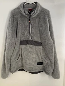 NWT Gerry Sherpa Fleece Pullover Jacket Shacket Gray Mens XL Outdoors Hiking - Picture 1 of 11