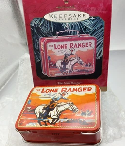 NUEVO Hallmark Keepsake Ornament The Lone Ranger Lonchera Lata 1997 Caballo - Imagen 1 de 3