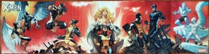 2011 HUGE X-Men Wolverine Cyclops Iceman Marvel Superhero Poster 30"x118" - Picture 1 of 6